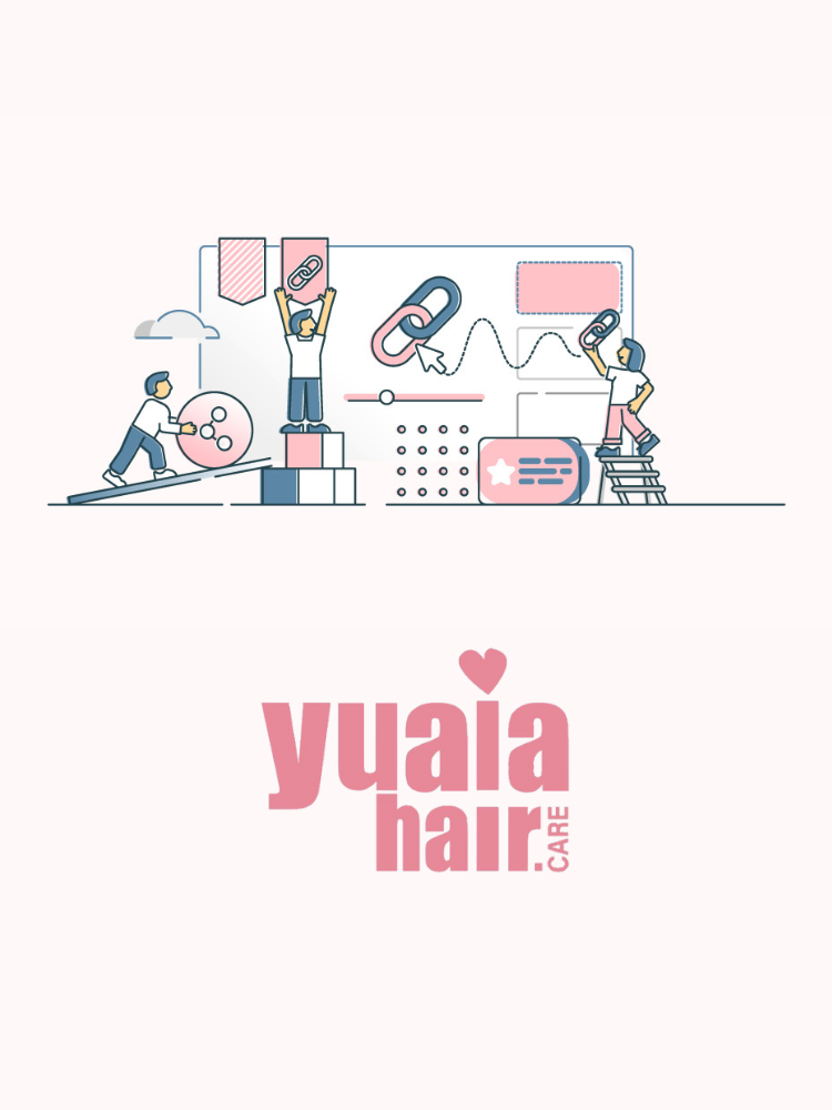 Yuaia Haicare linkbuilding illustration